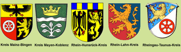 Wappen der beteiligten Landkreise